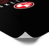 Poster Logo des Cedar Falls Tigers Sketll Hs  (Coin)