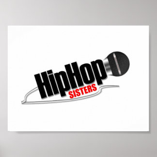 POSTER LOGO DES SOEURS HIP HOP