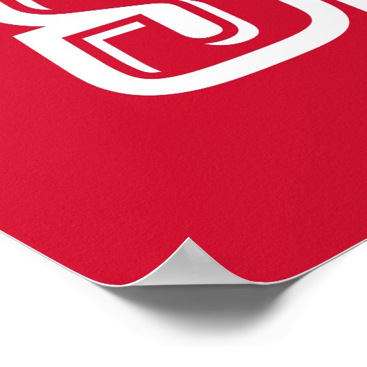 Poster Logo d'état de Jacksonville State University JAX S (Coin)