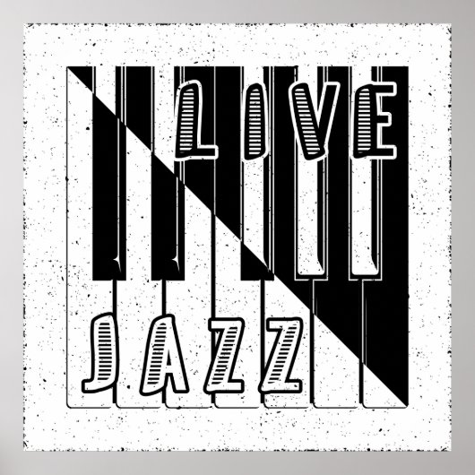 Poster Logo d'illusion de jazz en direct (Devant)
