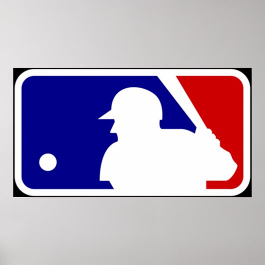 Poster logo dolanan bal kasti mlb jaman disik (Devant)