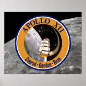 Poster Logo du correctif de mission Apollo 12 (Devant)
