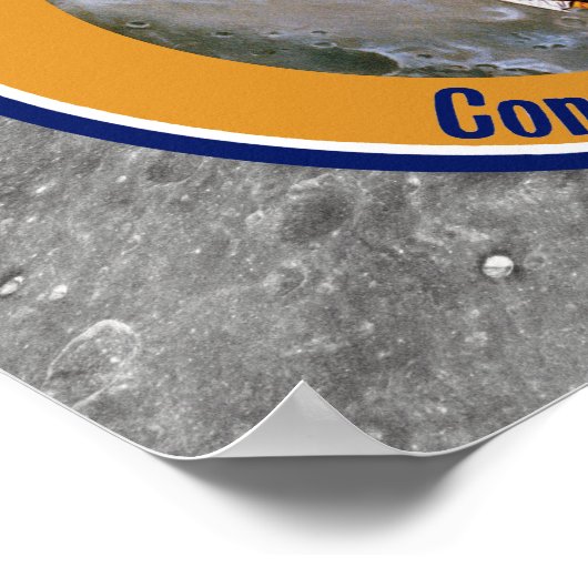 Poster Logo du correctif de mission Apollo 12 (Coin)