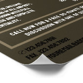 Poster Logo du détective, détective privé (Coin)