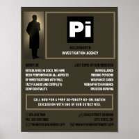Logo du détective, détective privé