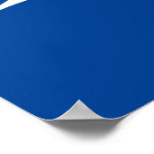 Poster Logo du nom étoilé Supergirl Baseball (Coin)