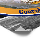 Poster Logo du patch de mission Apollo 12 (Coin)