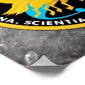 Poster Logo du patch de mission Apollo 13 NASA (Coin)