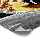 Poster Logo du patch de mission Apollo 17 NASA (Coin)