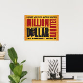 Poster Logo du quatuor à millions de dollars (Bureau à domicile)