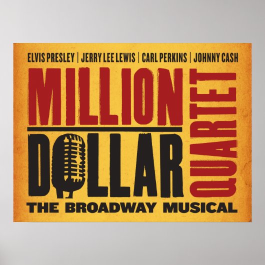 Poster Logo du quatuor à millions de dollars (Devant)