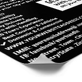 Poster Logo du service de messagerie, publicité du servic (Coin)