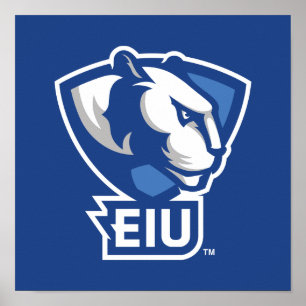 Poster Logo Eastern Illinois University Panthers
