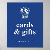 Poster Logo Eastern Illinois University Panthers (Devant)