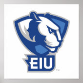 Poster Logo Eastern Illinois University Panthers (Devant)