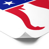 POSTER LOGO ÉLÉPHANT RÉPUBLICAIN (Coin)