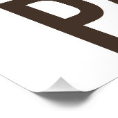 Poster Logo enterrement de vie de garçon (Coin)