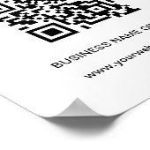 Poster Logo Entreprise Entreprise Ici Analyser Pour Payer (Coin)