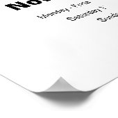 Poster Logo et heures d'ouverture de l'entreprise Mainten (Coin)