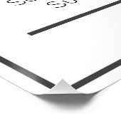 Poster Logo Et Texte Personnalisables Heures D'Ouverture  (Coin)