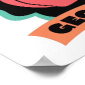 Poster Logo Georgia Peach (Coin)