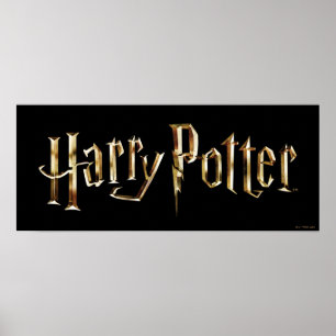 Poster Logo Gold Harry Potter