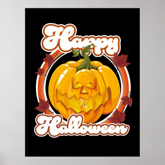 Poster Logo Happy Halloween (Devant)