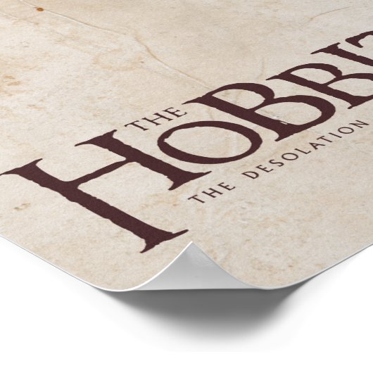 Poster Logo Hobbit - foncé (Coin)