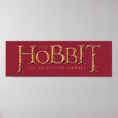 Poster Logo Hobbit Texturé (Devant)