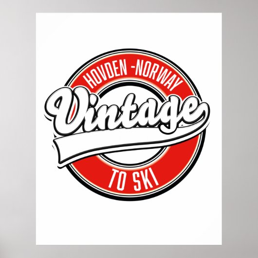 Poster logo hovden norvège (Devant)