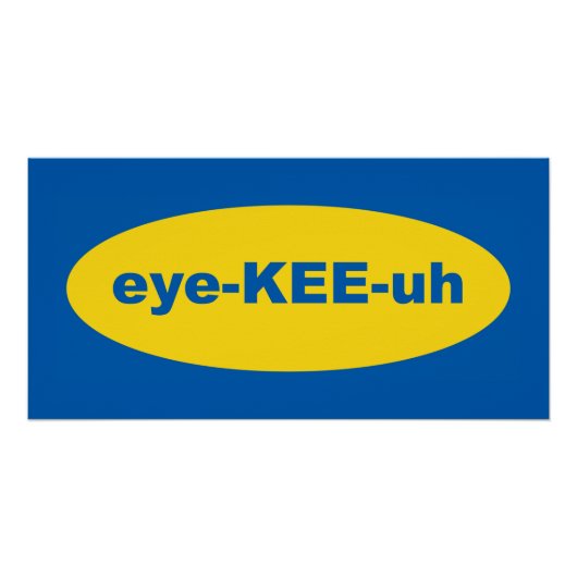 Poster Logo IKEA Art (Devant)