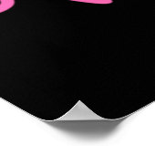 Poster Logo Infirmière de soins intensifs RN Soins infirm (Coin)