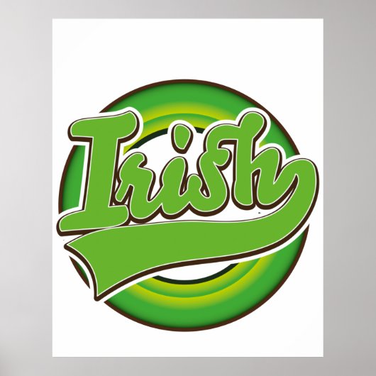 Poster Logo irlandais. (Devant)