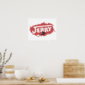 Poster Logo Jerry Silhouette (Cuisine)