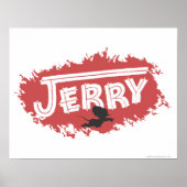 Poster Logo Jerry Silhouette (Devant)