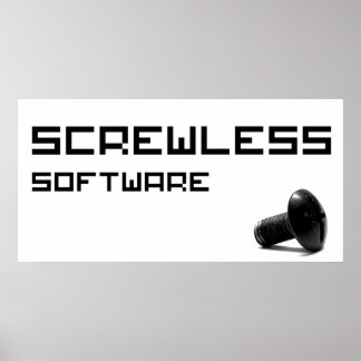 Poster Logo logiciel ScrewLess
