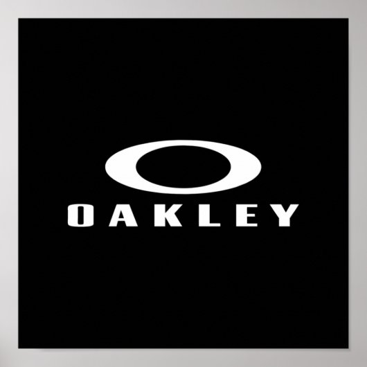 Poster Logo Oakley (Devant)
