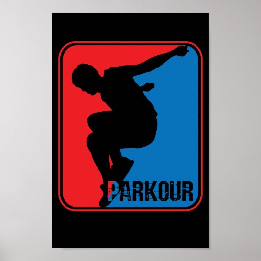Poster logo parkour (Devant)