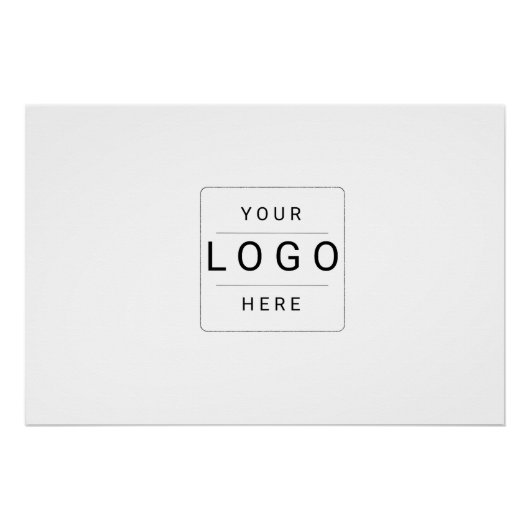 Poster Logo personnalisé (Devant)