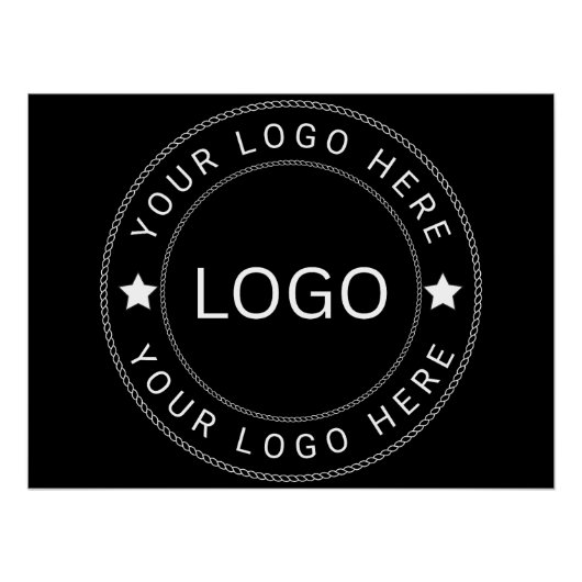 Poster Logo personnalisé (Devant)