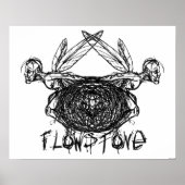 Poster Logo Pixies Graphiques Flowstone (Devant)