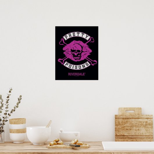 Poster Logo Poisons Pretty (Cuisine)