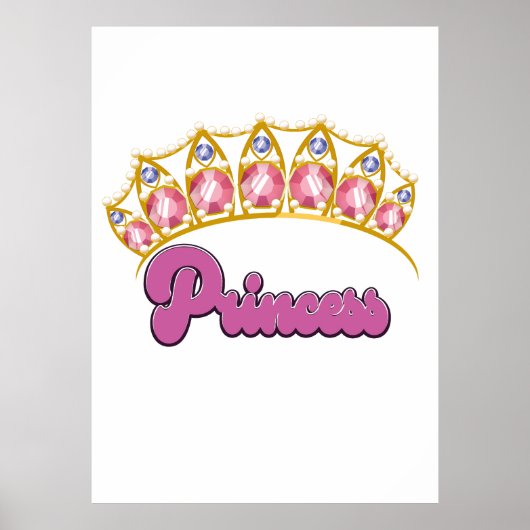 Poster Logo Princess Tiara (Devant)