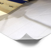 Poster Logo professionnel noir promotionnel (Coin)