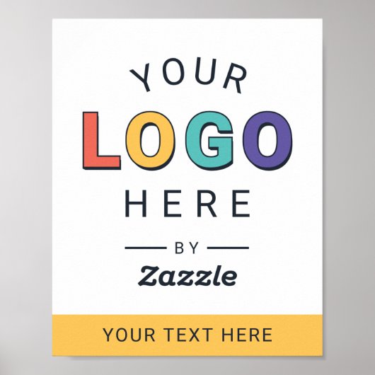 Poster Logo promotionnel et texte (Devant)