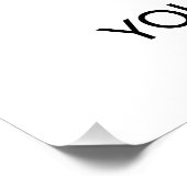 Poster Logo Promotionnel Personnalisé – Aucune Commande M (Coin)