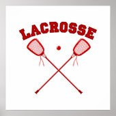 Poster Logo Red Lacrosse (Devant)