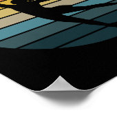 Poster Logo Retro Vintage de basket-ball Wnba (Coin)