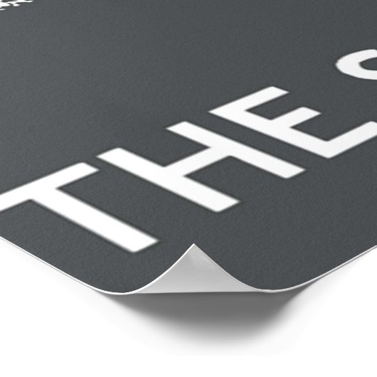 Poster Logo SCP Foundation blanc Secure Contain Protect (Coin)