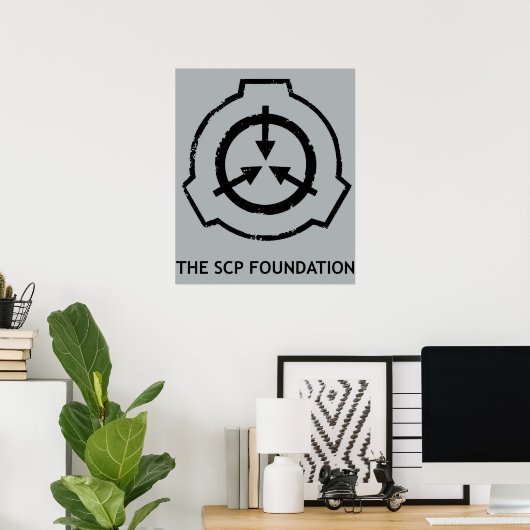 Poster Logo SCP Foundation Secure Contain Protect (Bureau à domicile)
